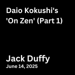 Jack Duffy Dharma Talks
