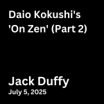 Jack Duffy Dharma Talks